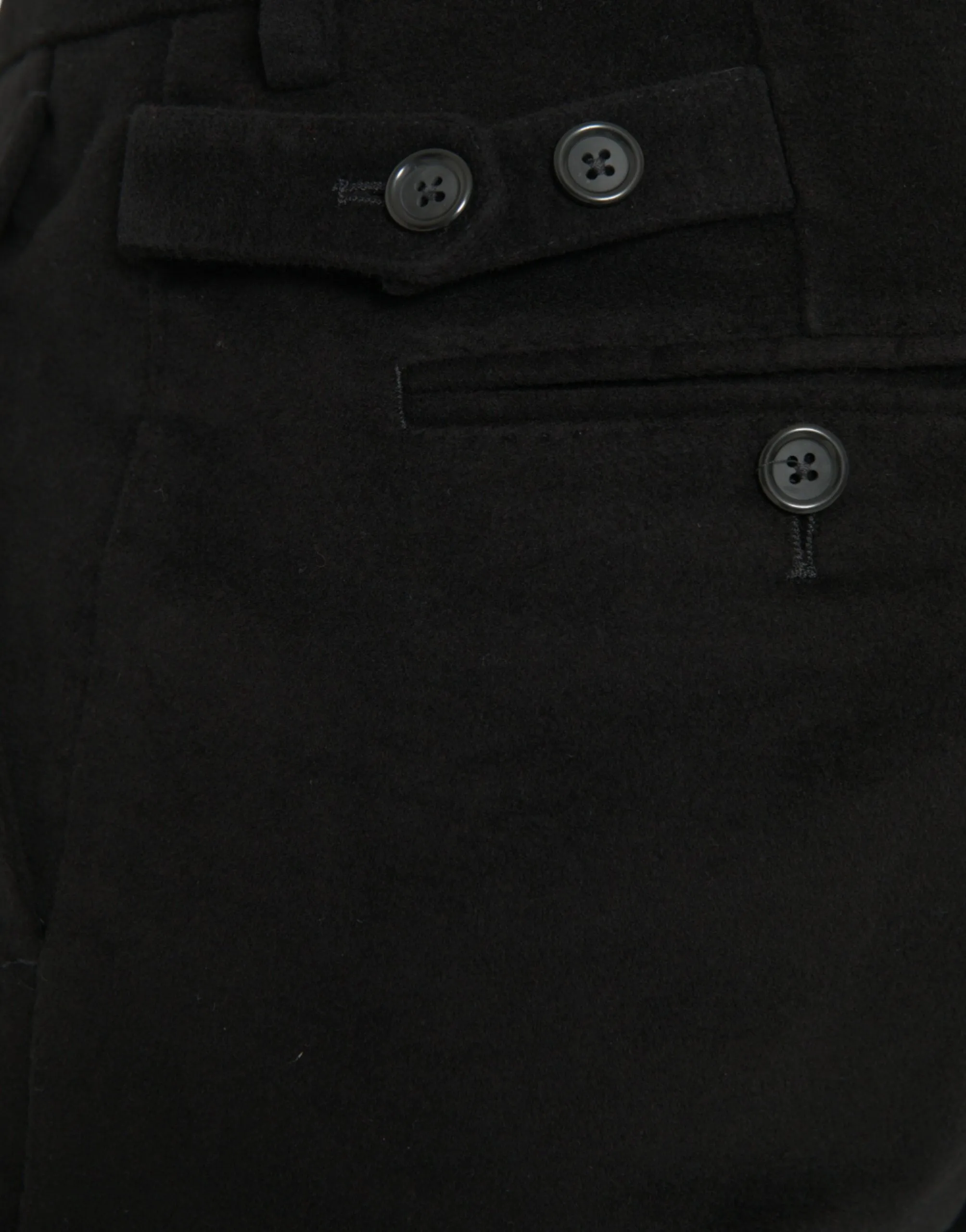 Black Cotton Velvet Skinny Pants sold by Louxly product image thumbnail 4