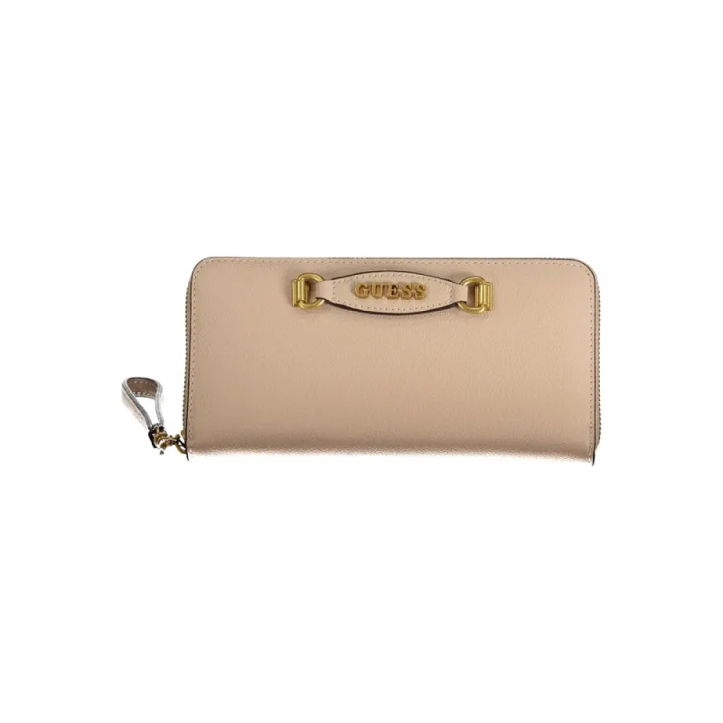 Beige Polyethylene Wallet sold by Louxly