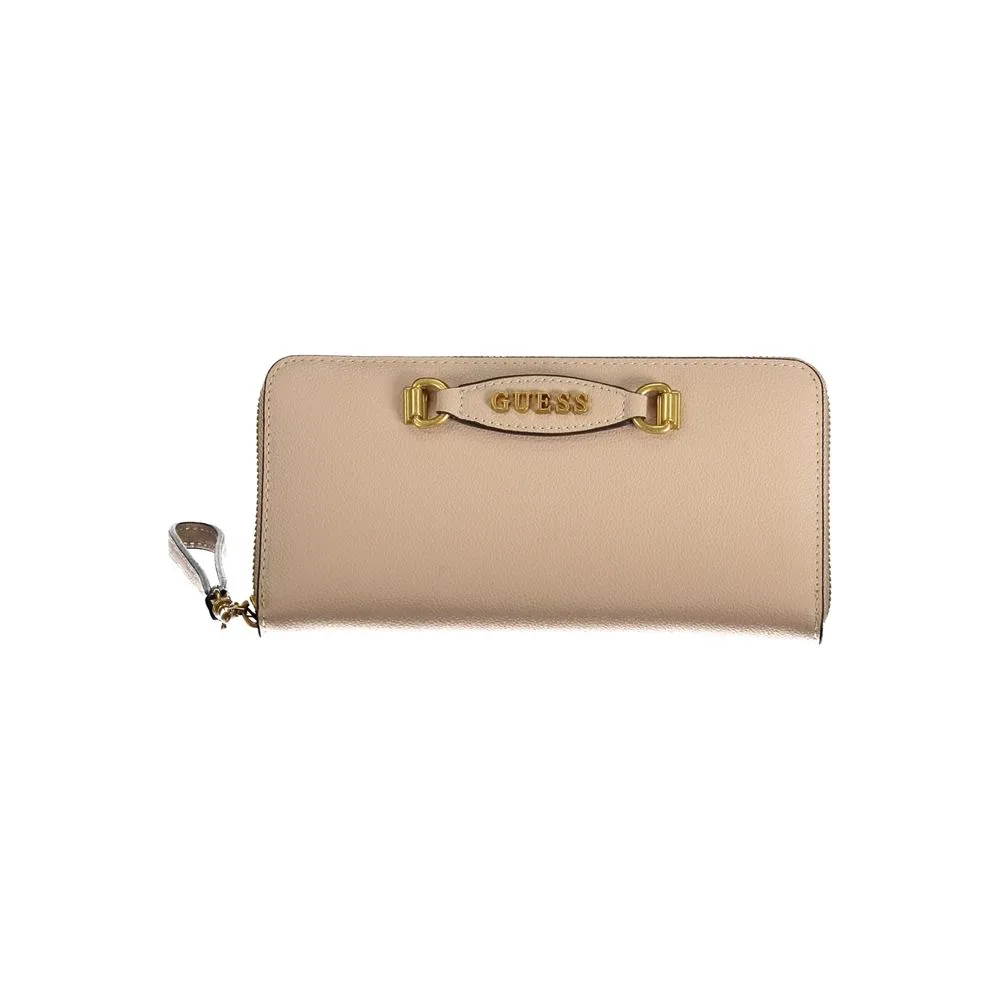 Beige Polyethylene Wallet sold by Louxly