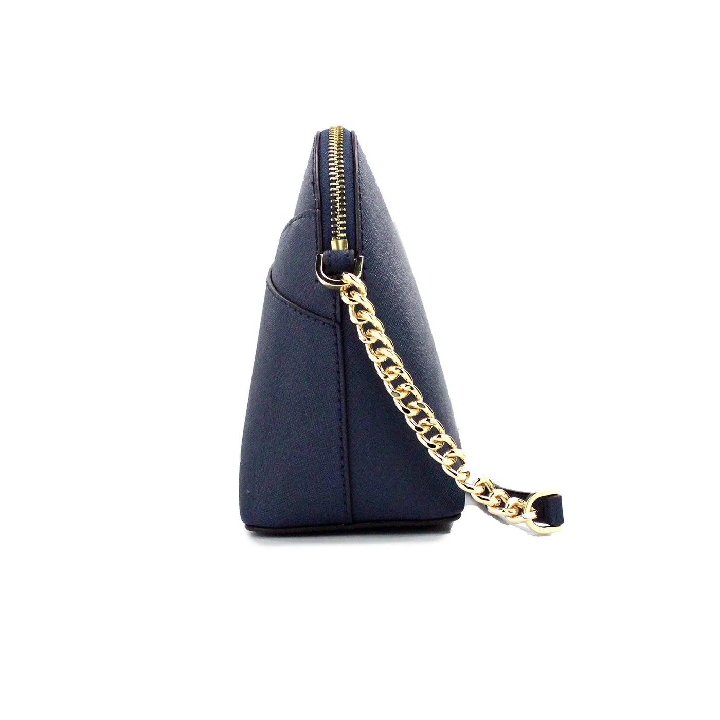 Jet Set Navy Medium X Dome Leather Crossbody Bag Purse sold by Louxly product image thumbnail 2