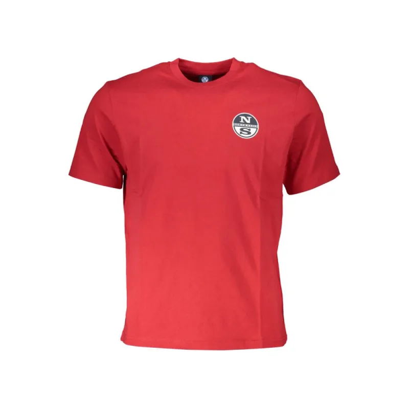 Red Cotton T-Shirt sold by Louxly