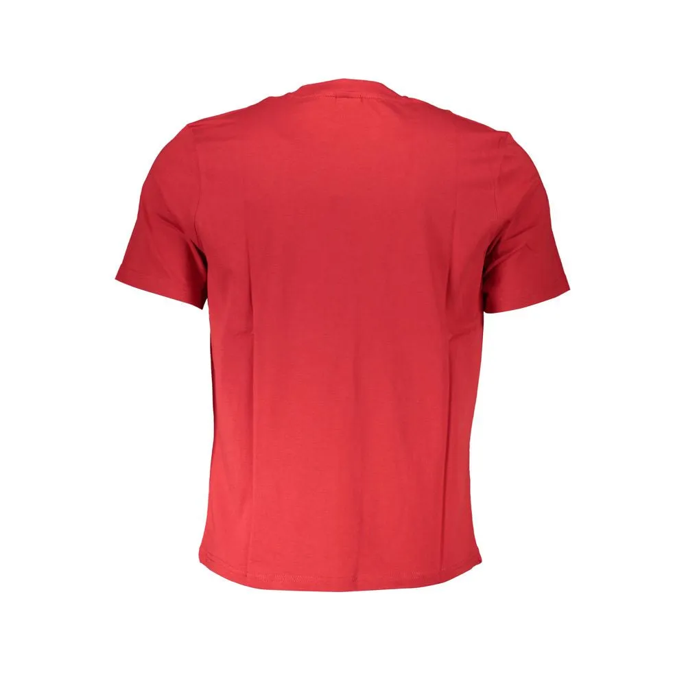 Red Cotton T-Shirt sold by Louxly product image thumbnail 2