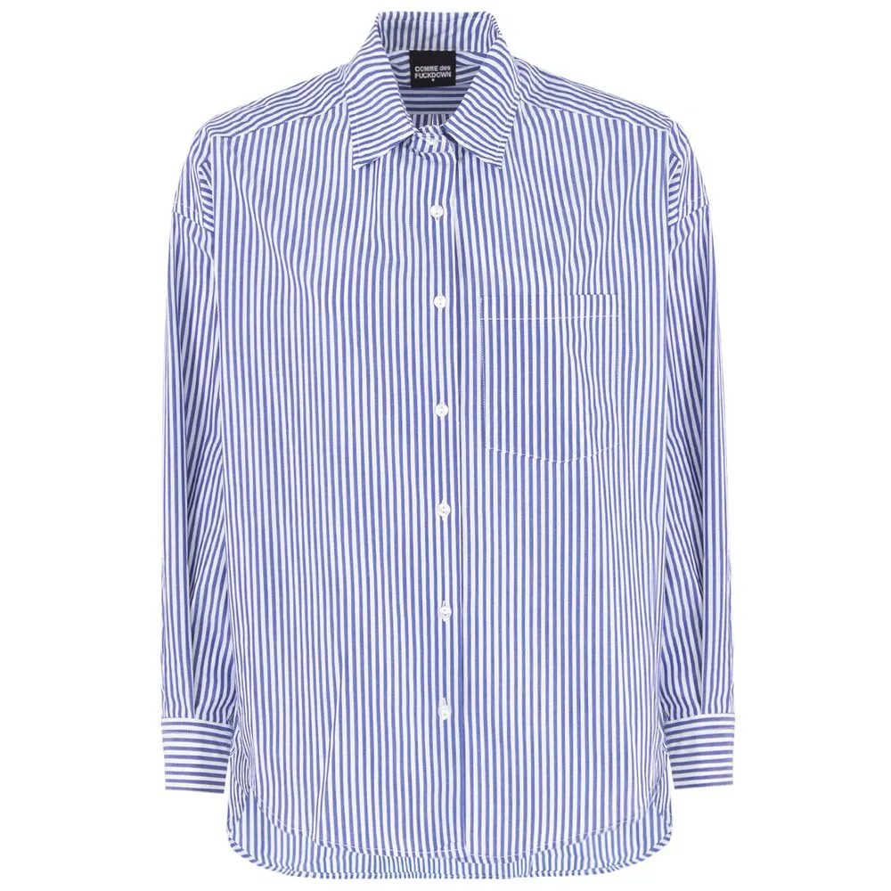 Blue Cotton Shirt sold by Louxly