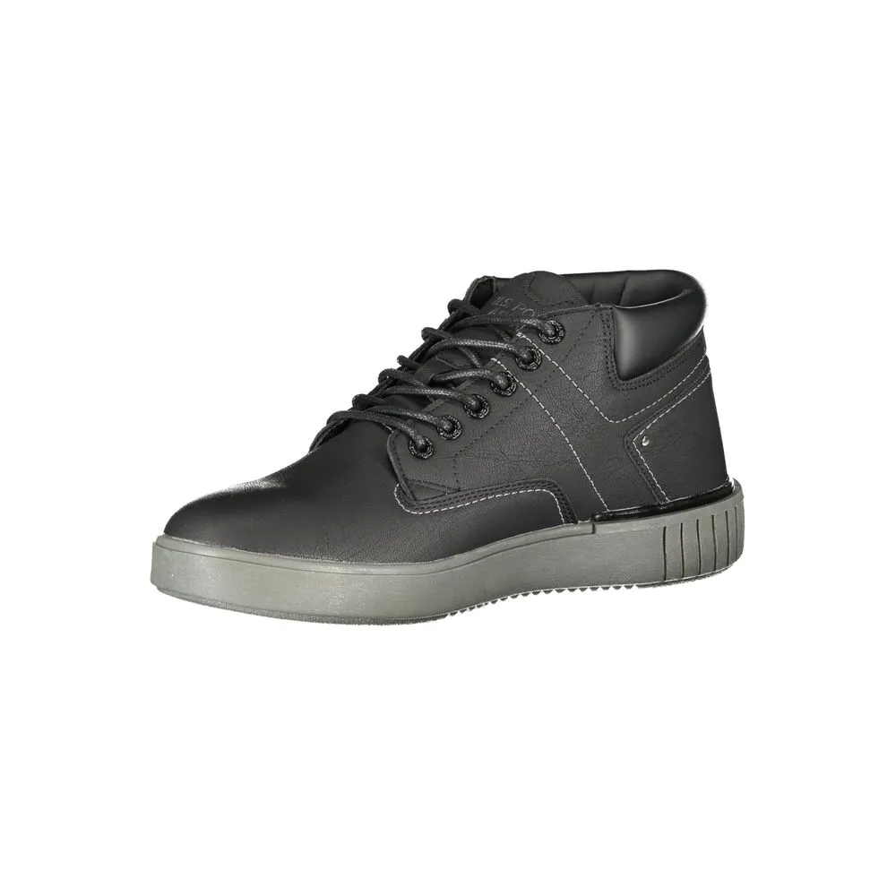 Black Polyester Men Sneaker sold by Louxly product image thumbnail 2
