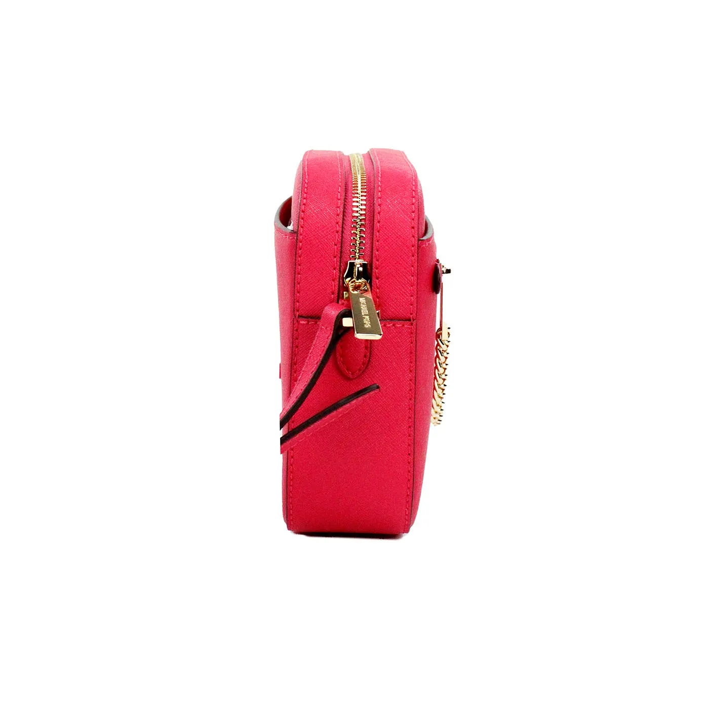 Jet Set East West Electric Pink Leather Zip Chain Crossbody Bag sold by Louxly product image thumbnail 2