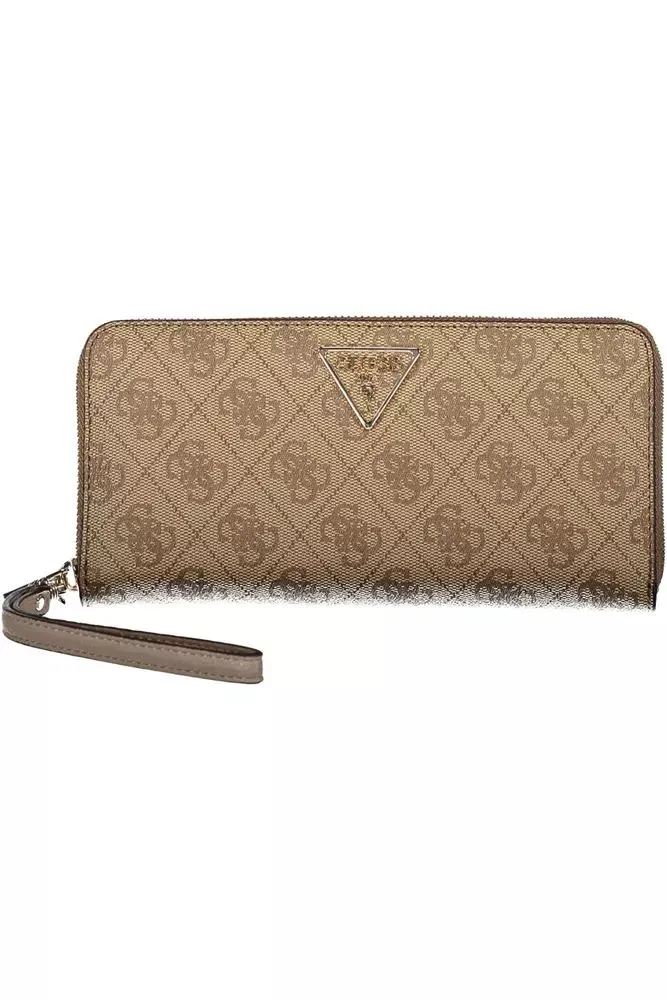 Chic Beige Designer Wallet with Ample Storage sold by Louxly