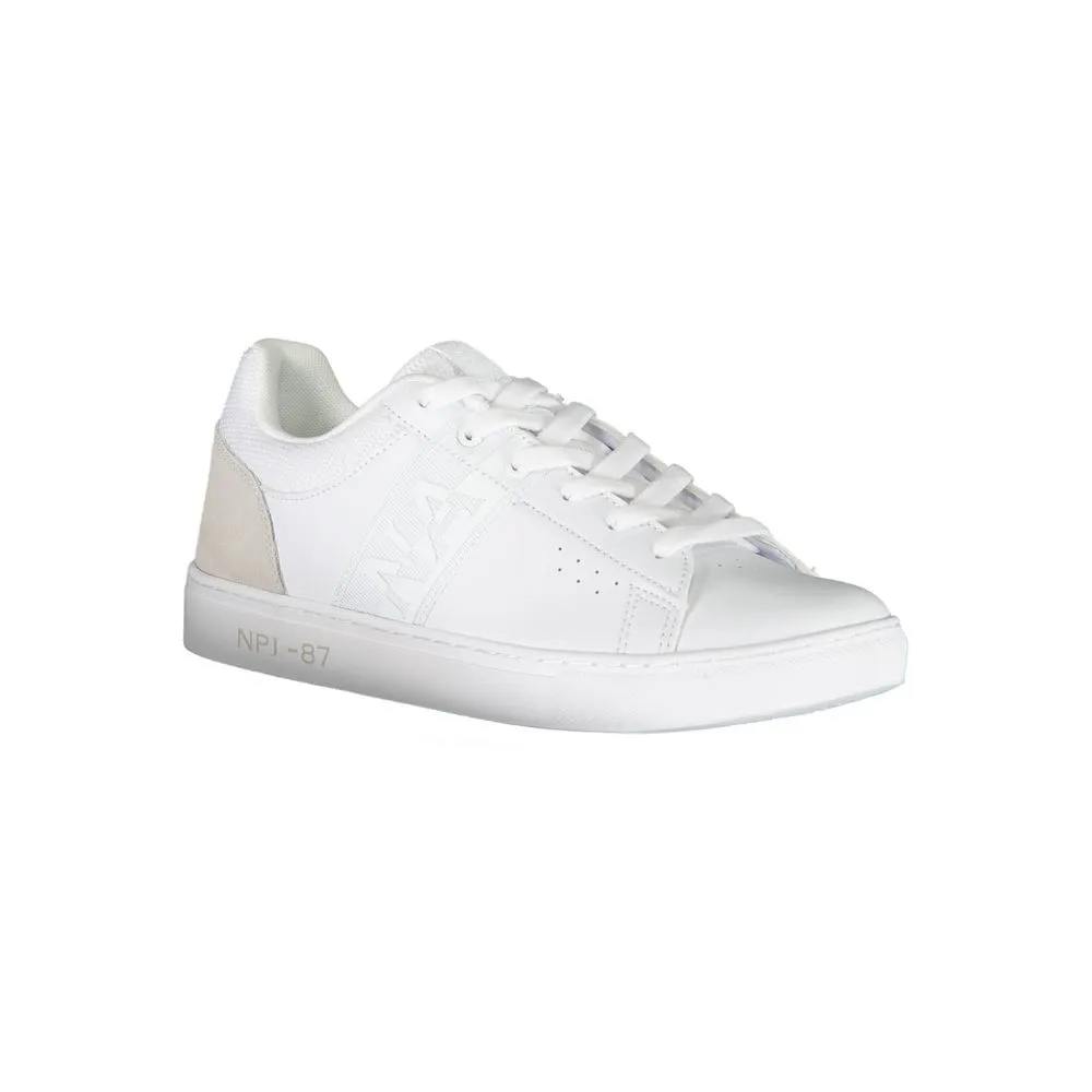 Elegant White Sneakers with Contrasting Details sold by Louxly product image thumbnail 2