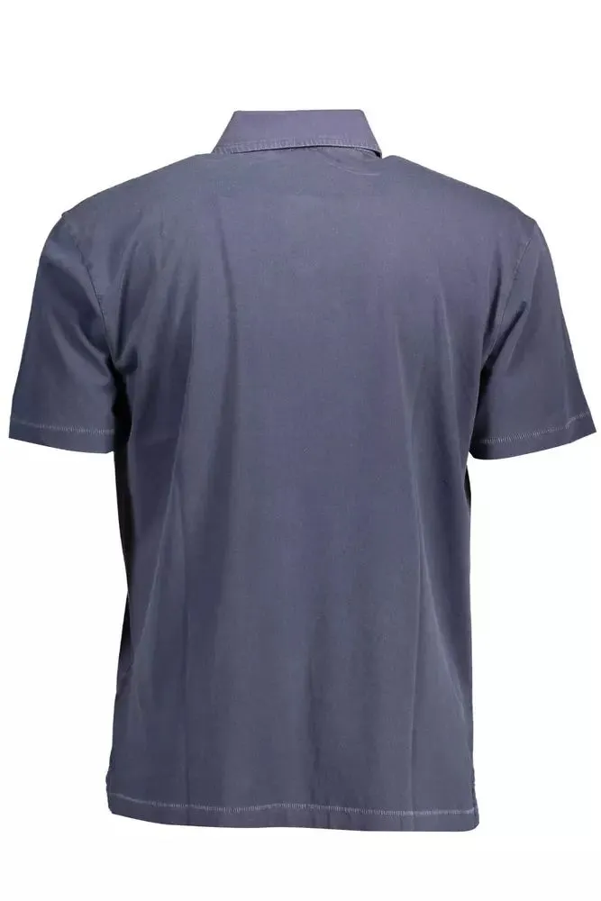 Blue Cotton Men Polo Shirt sold by Louxly product image thumbnail 2