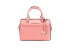 Travel XS Tea Rose Pebbled Leather Duffle Crossbody Handbag Purse sold by Louxly