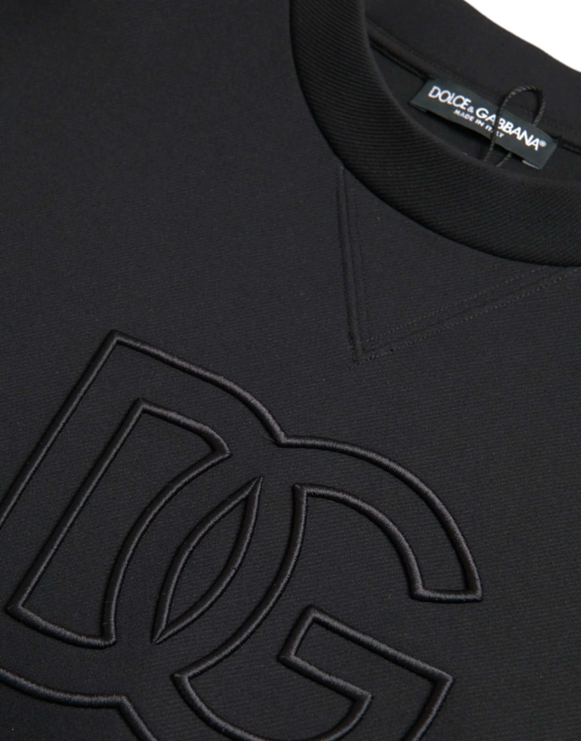 Black DG Logo Pullover Sweatshirt Sweater sold by Louxly product image thumbnail 3
