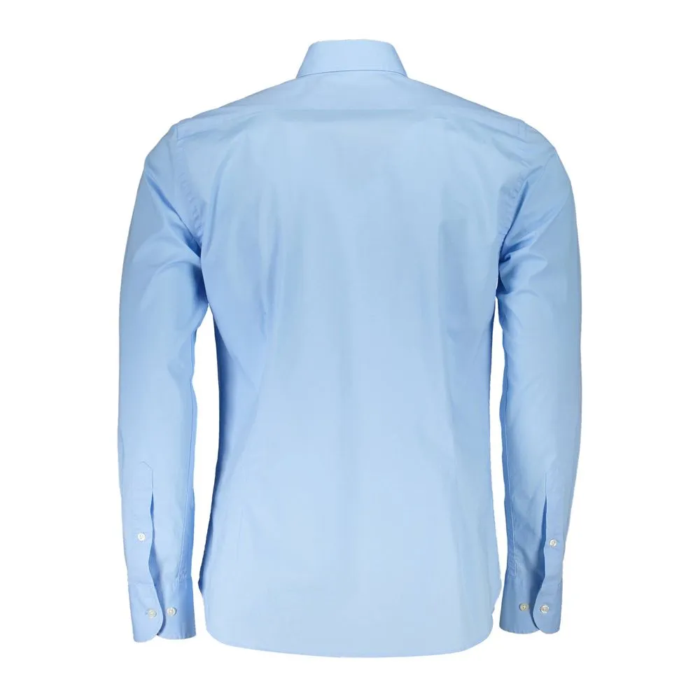 Chic Light Blue Slim Fit Men's Shirt sold by Louxly product image thumbnail 2