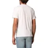 Crisp White Cotton Tee with Logo Print sold by Louxly