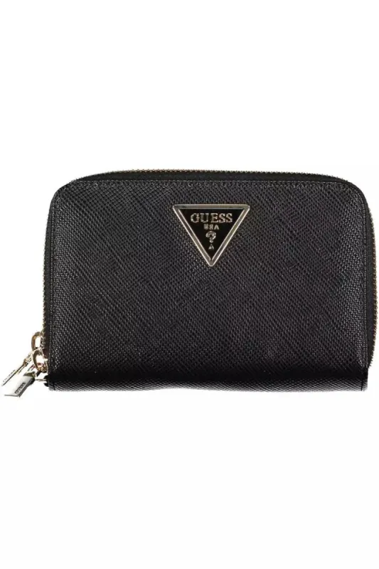 Black Polyethylene Women Wallet sold by Louxly