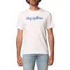 Crisp White Cotton Tee with Logo Print sold by Louxly