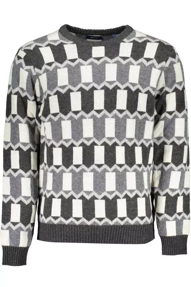 Gray Wool Men Sweater sold by Louxly