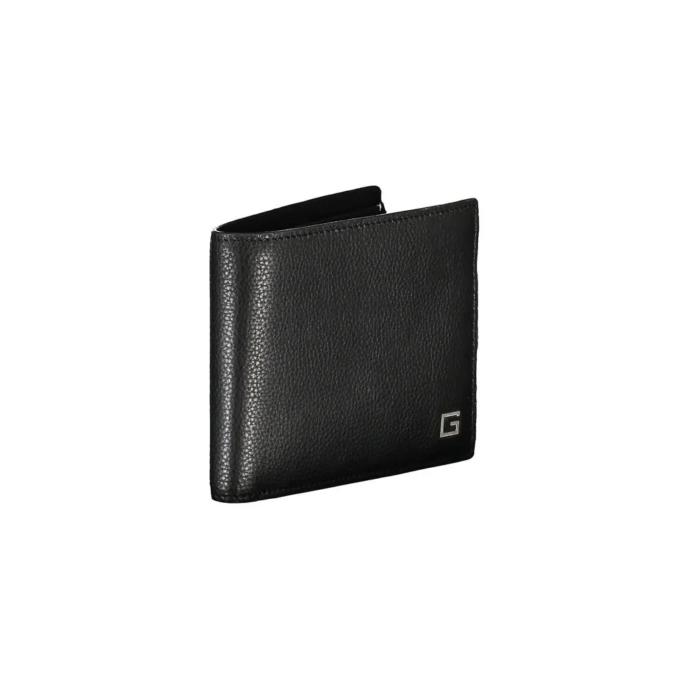 Sleek Black Leather Dual Compartment Wallet sold by Louxly product image thumbnail 3
