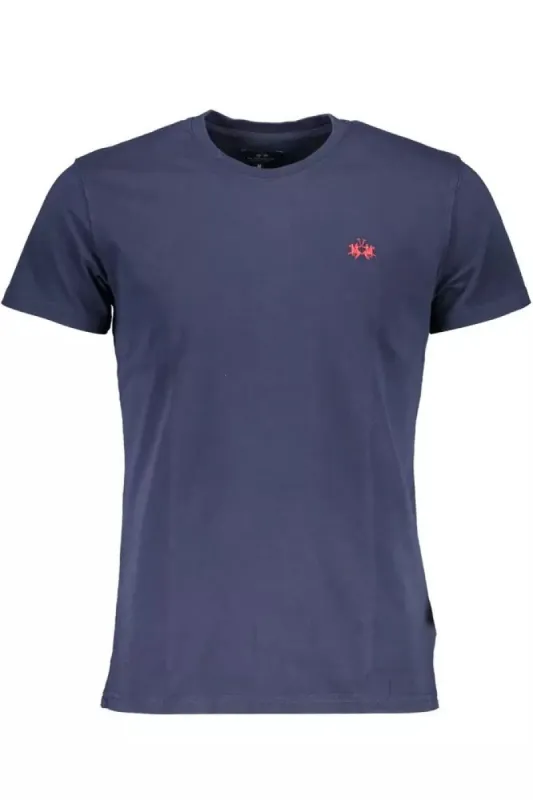 Blue Cotton Men T-Shirt sold by Louxly