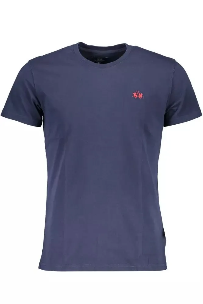 Blue Cotton Men T-Shirt sold by Louxly