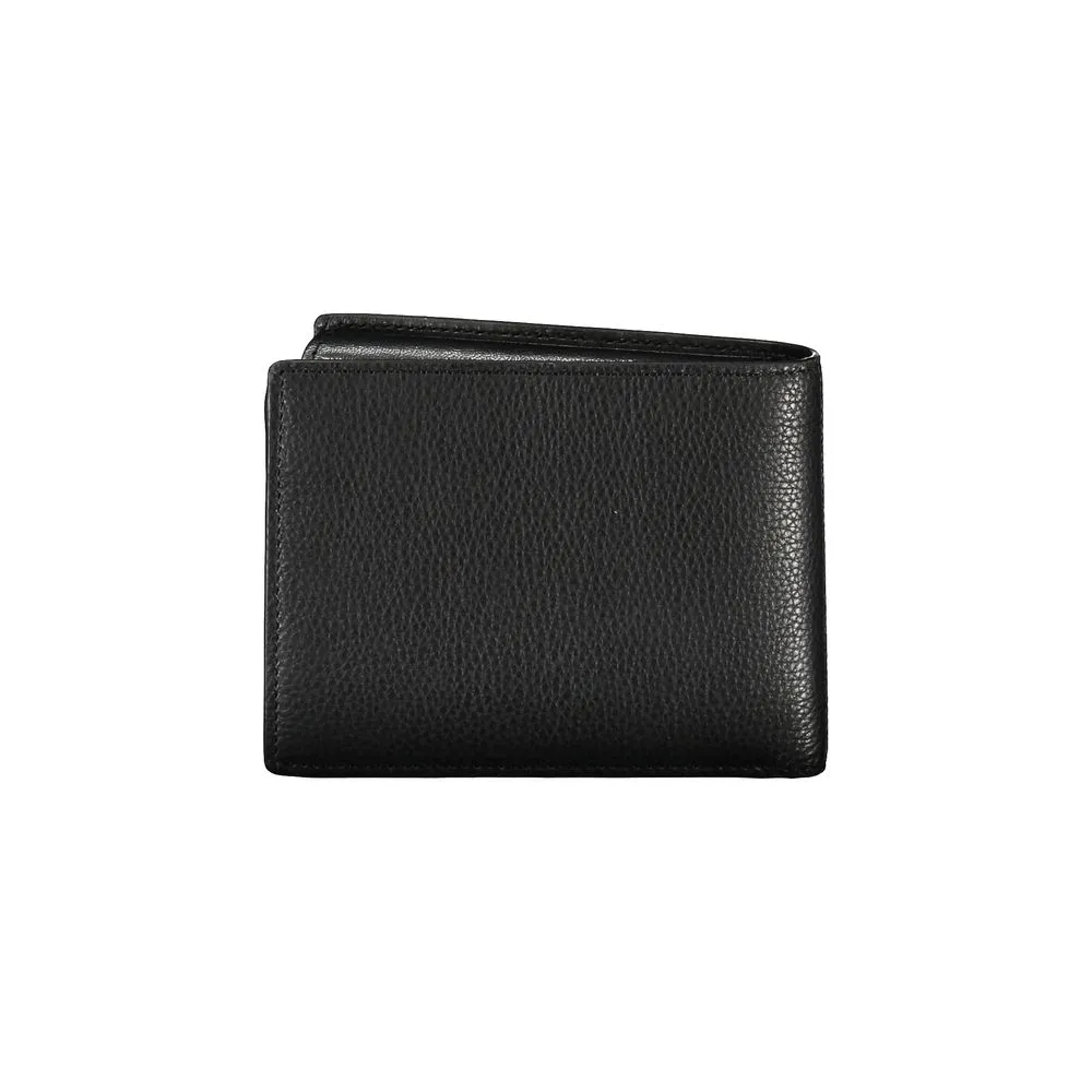 Sleek Black Leather Dual Compartment Wallet sold by Louxly product image thumbnail 2