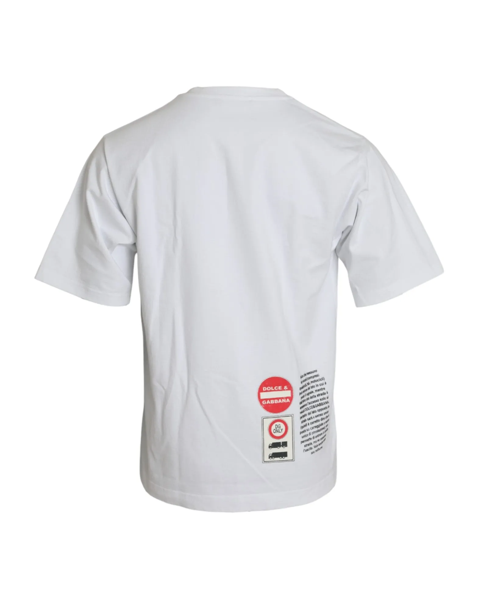 White Amor Heart Cotton Crewneck Short Sleeve T-shirt sold by Louxly product image thumbnail 2