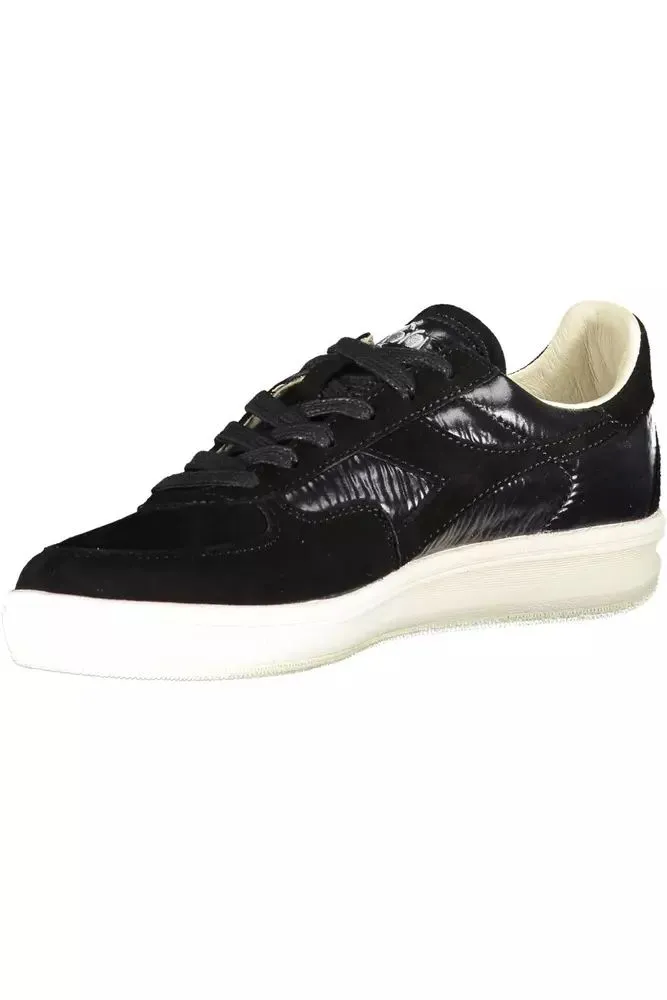 Black Leather Women Sneaker sold by Louxly product image thumbnail 3