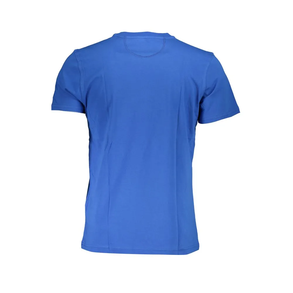 Chic Crew Neck Logo Tee in Cobalt Blue sold by Louxly product image thumbnail 2