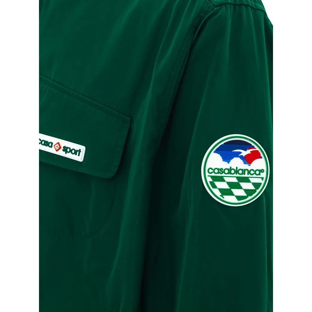 Green Polyester Jacket sold by Louxly product image thumbnail 4