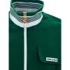 Green Polyester Jacket sold by Louxly