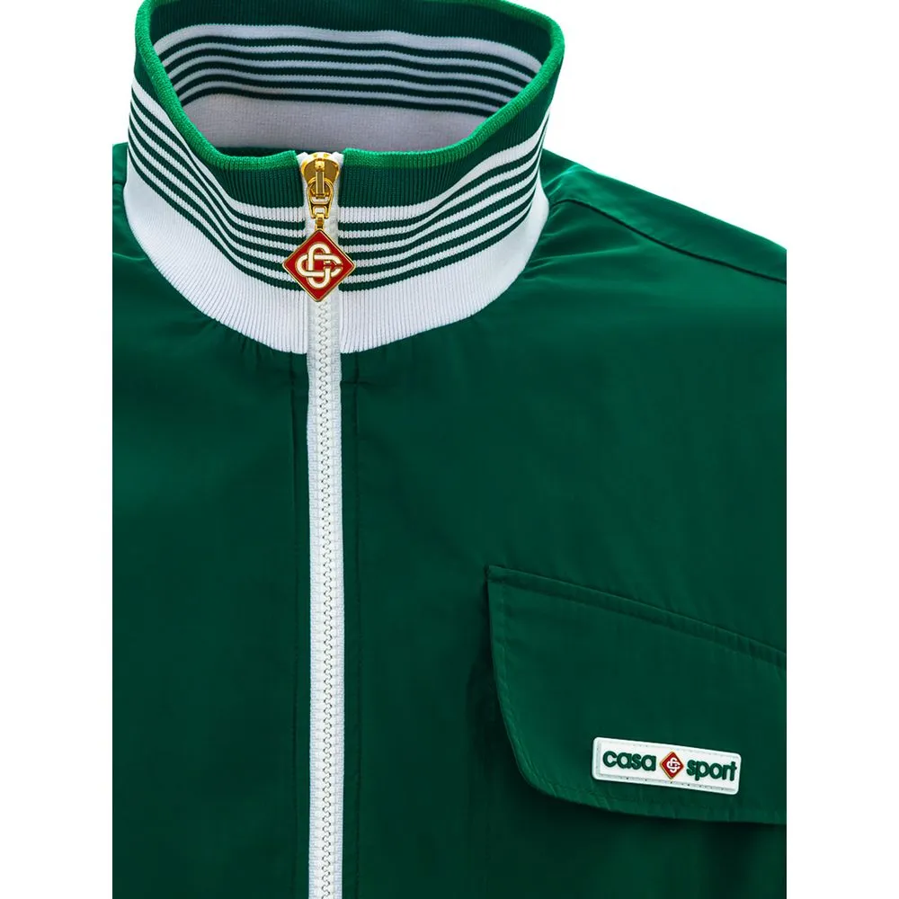 Green Polyester Jacket sold by Louxly product image thumbnail 3
