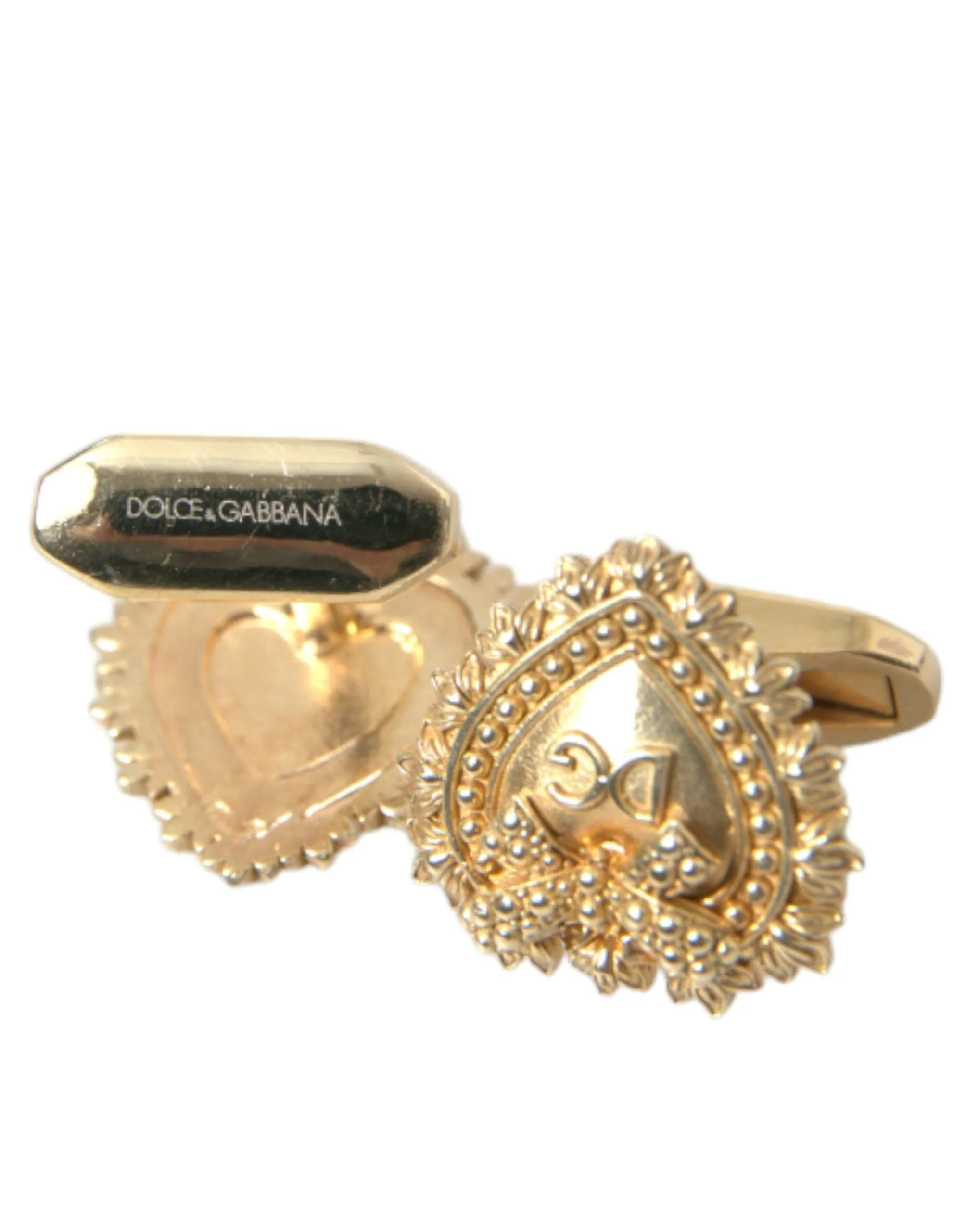Gold Plated 925 Sterling Silver Devotion Cufflink sold by Louxly product image thumbnail 4