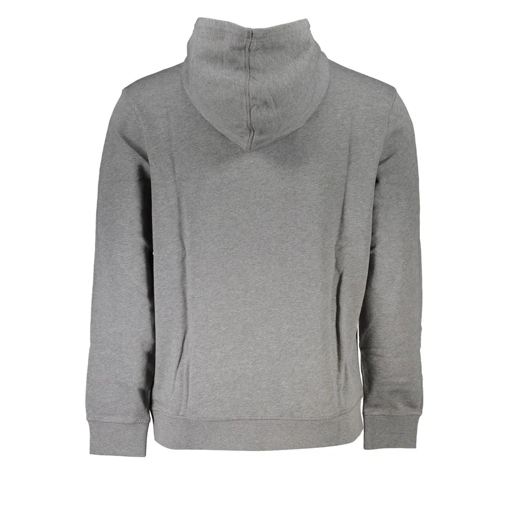 Elegant Gray Hooded Sweatshirt sold by Louxly product image thumbnail 2