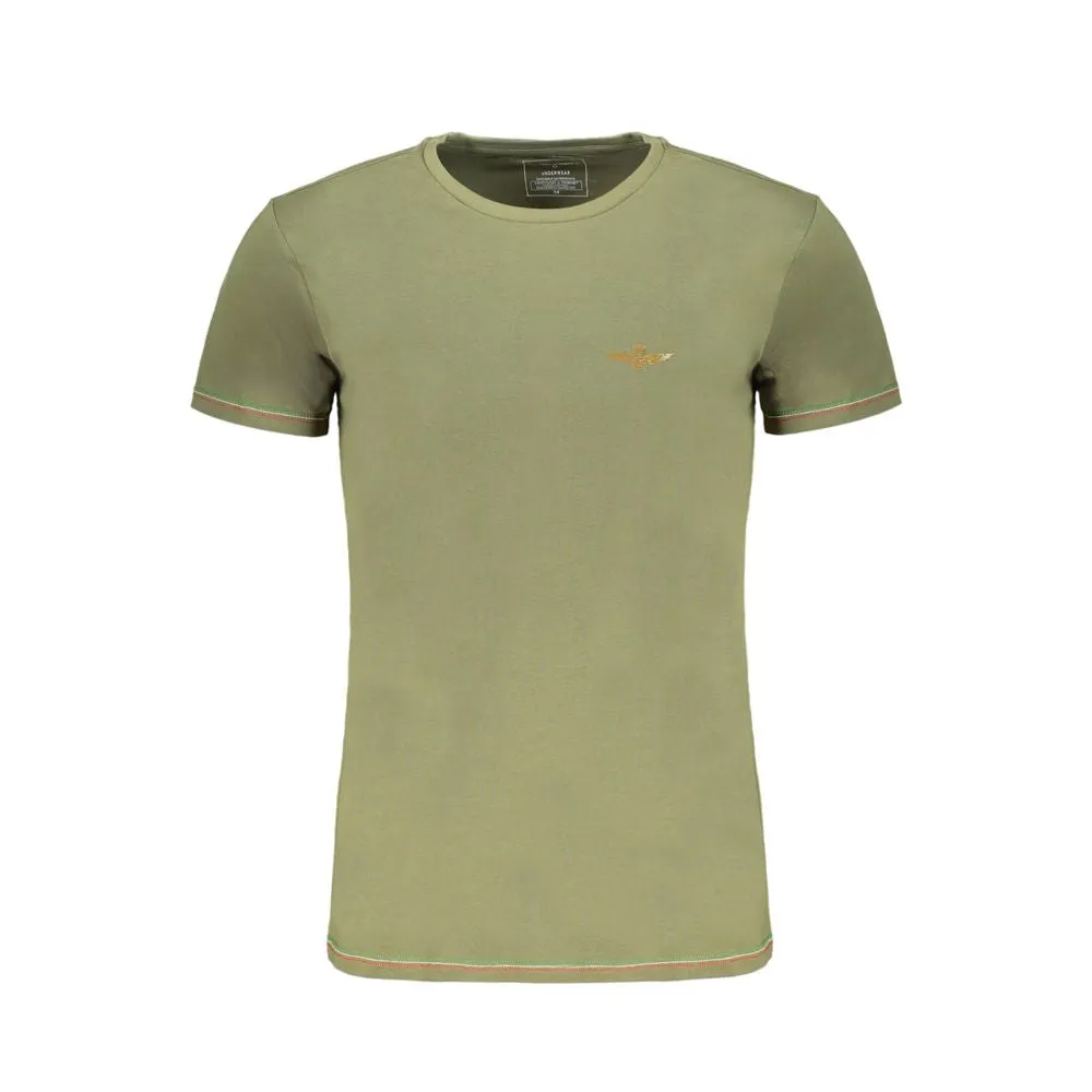 Green Cotton T-Shirt sold by Louxly