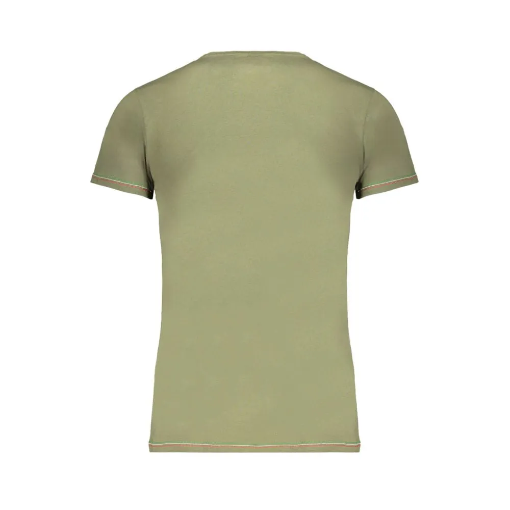 Green Cotton T-Shirt sold by Louxly product image thumbnail 2