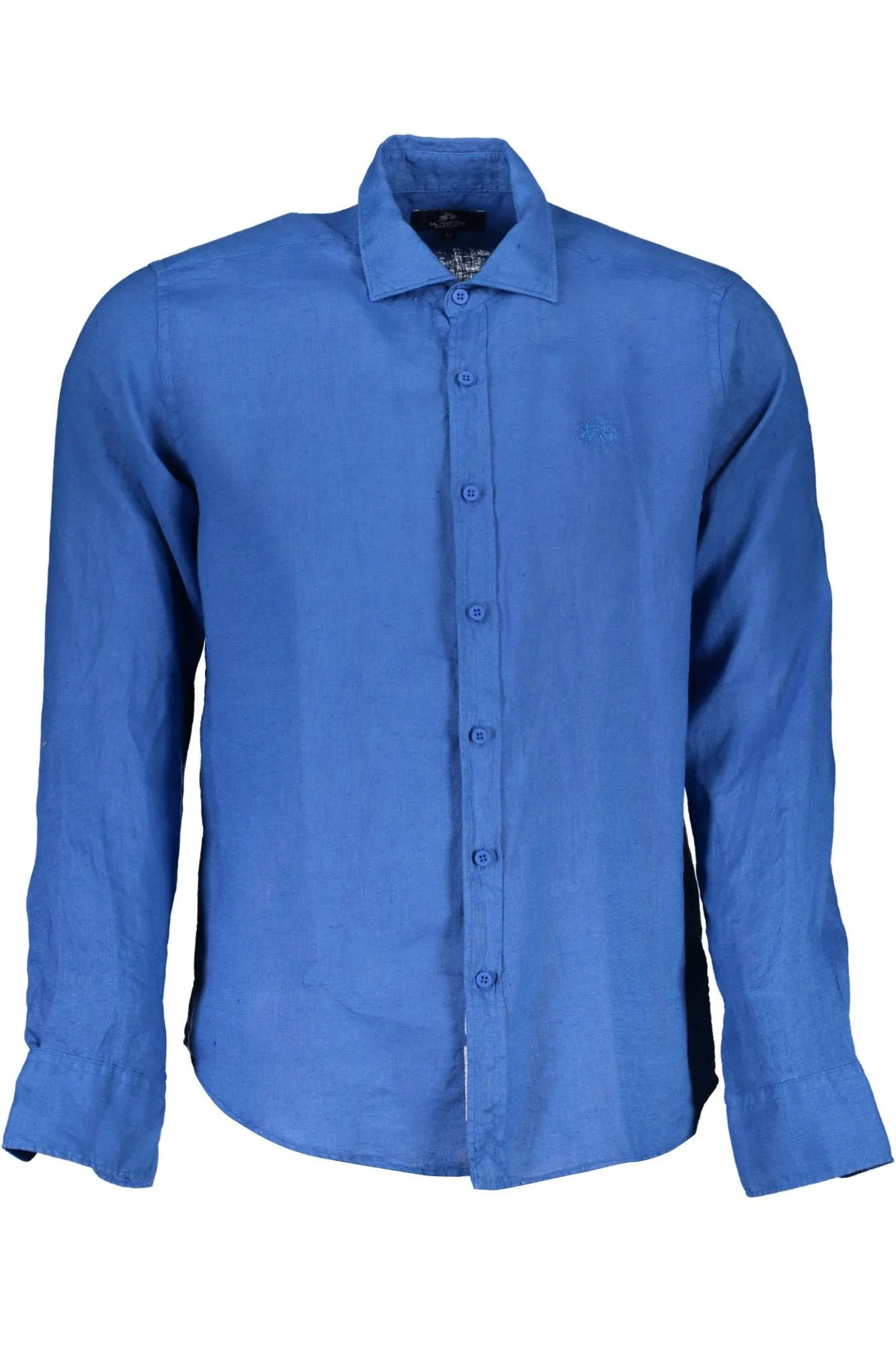 Blue Linen Men Shirt sold by Louxly