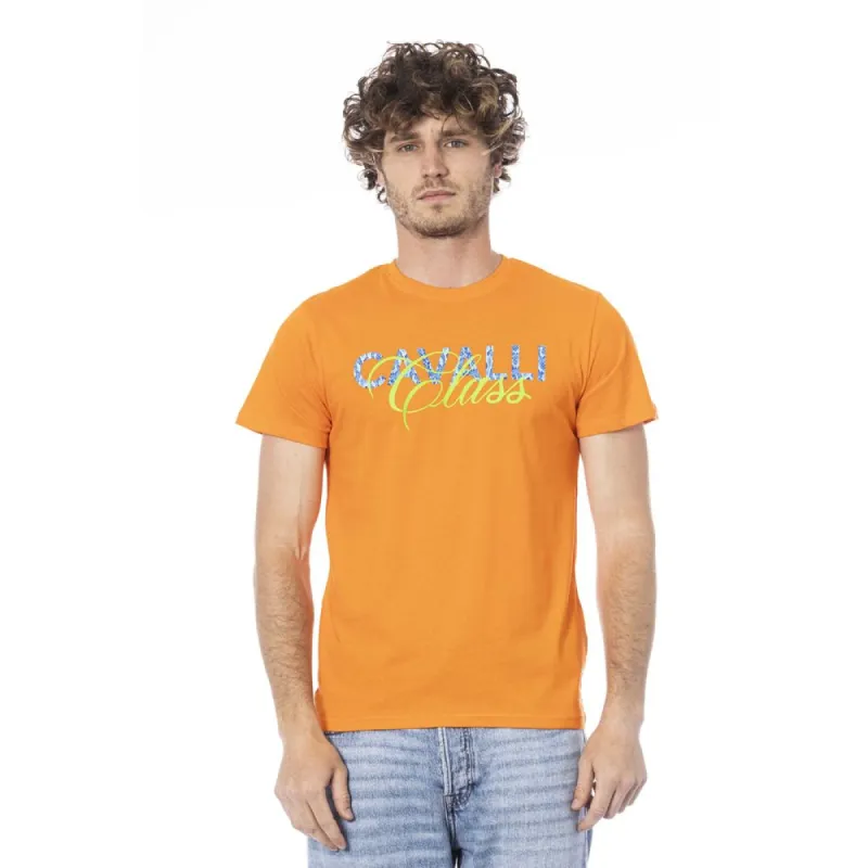 Orange Cotton Men T-Shirt sold by Louxly