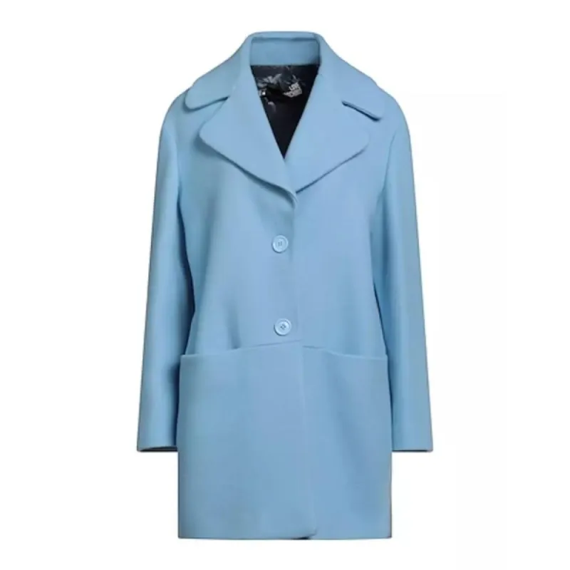 Light Blue  Jackets & Coat sold by Louxly