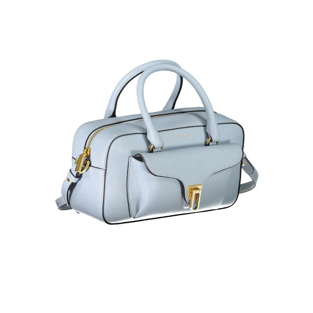 Light Blue Leather Handbag sold by Louxly product image thumbnail 3