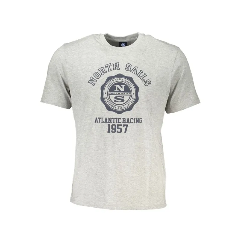 Gray Cotton T-Shirt sold by Louxly