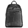 Black Leather Men Backpack sold by Louxly
