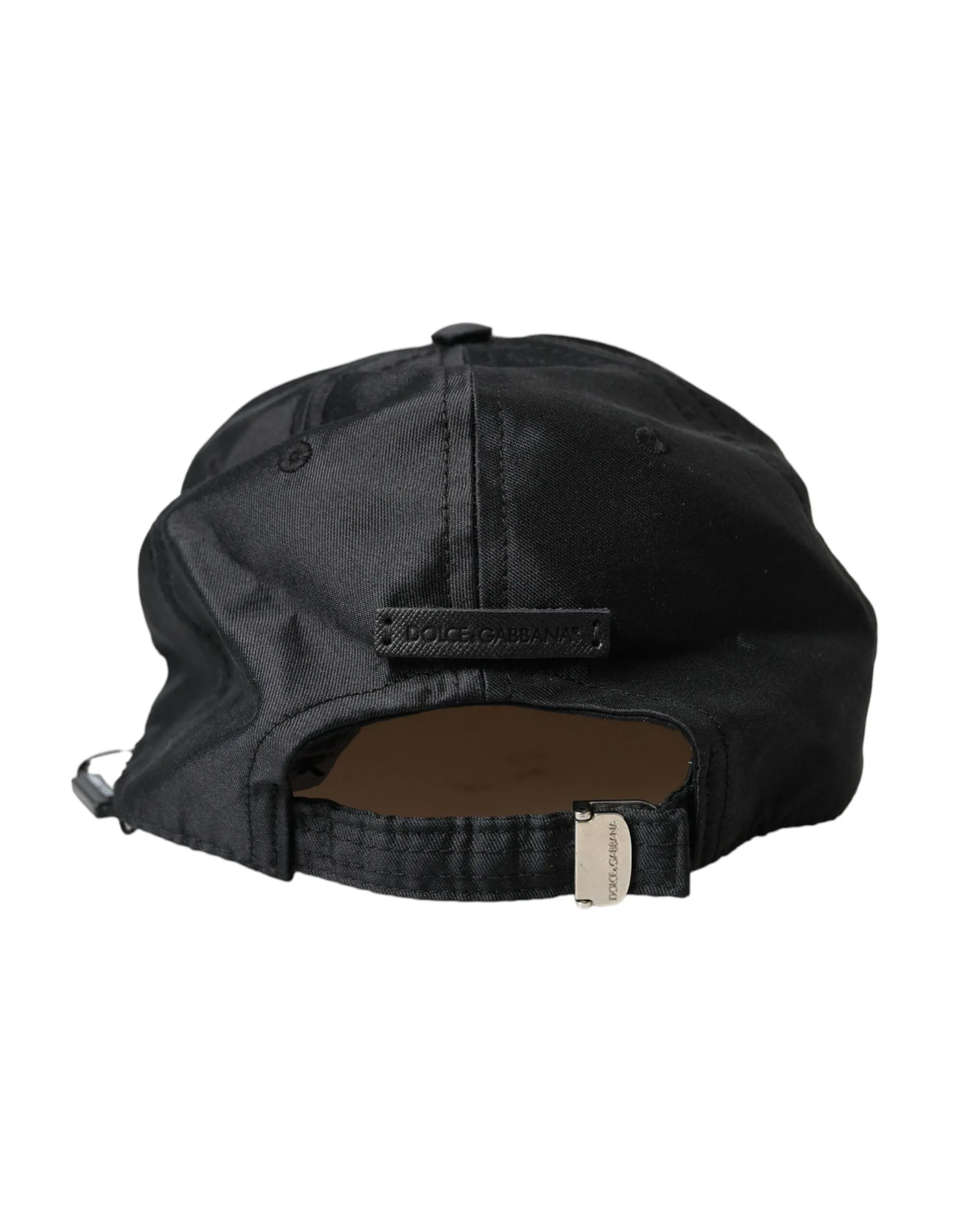 Black Silk Cotton Logo Baseball Hat Men sold by Louxly product image thumbnail 4