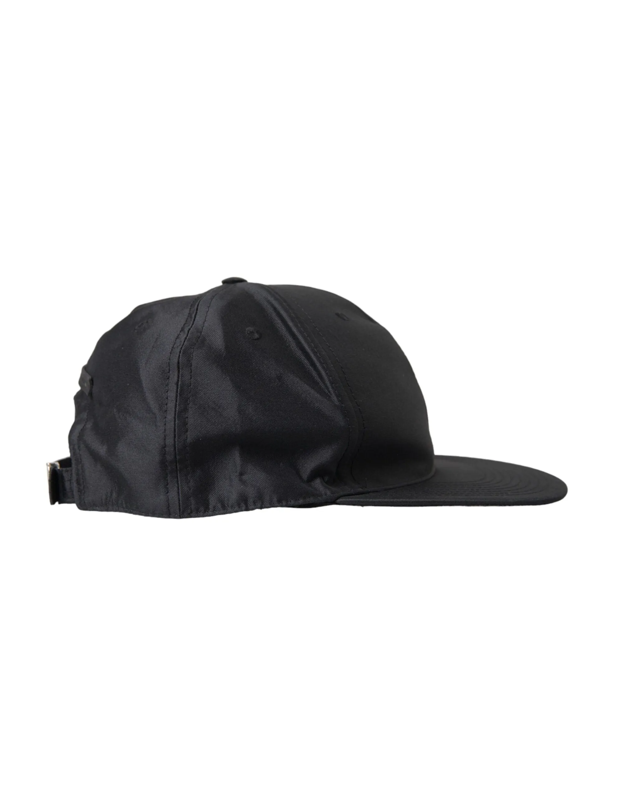 Black Silk Cotton Logo Baseball Hat Men sold by Louxly product image thumbnail 2