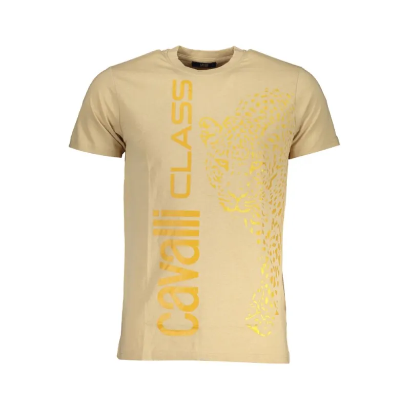 Beige Cotton T-Shirt sold by Louxly