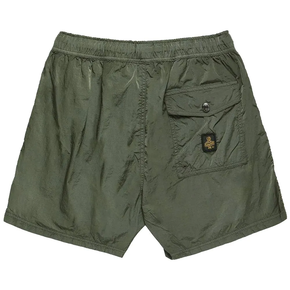 Green Nylon Men Swim Trunk sold by Louxly product image thumbnail 2