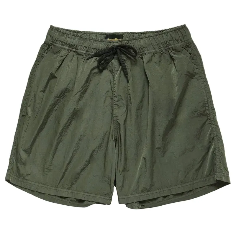 Green Nylon Men Swim Trunk sold by Louxly