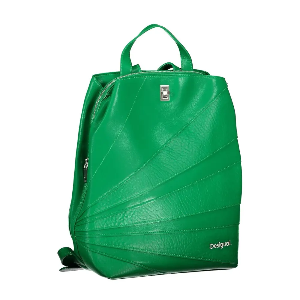 Chic Green Backpack with Contrast Details sold by Louxly product image thumbnail 3