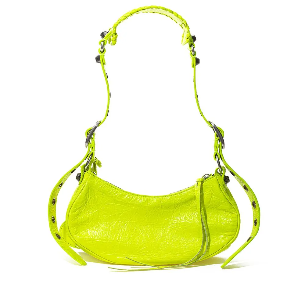 Sunny Yellow Leather Handbag Treasure sold by Louxly product image thumbnail 2