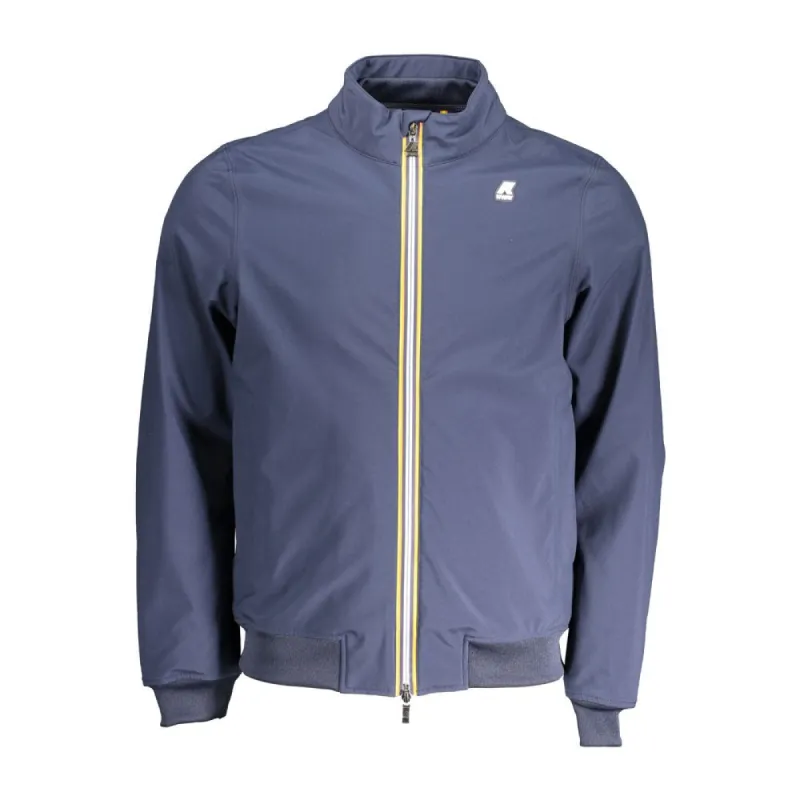 Blue Polyester Jacket sold by Louxly