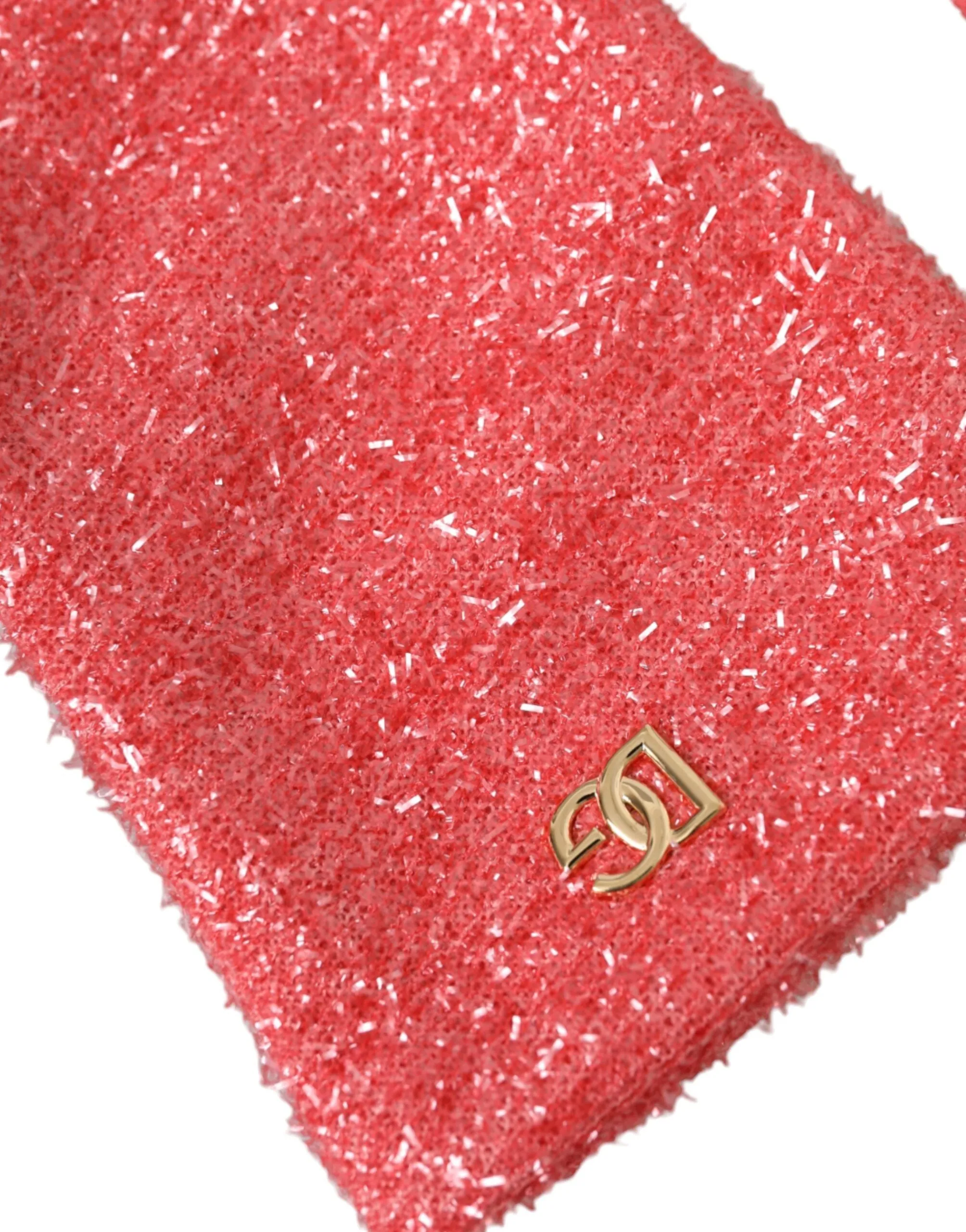 Pink Lurex Fantasia Mid Arm Length Gloves sold by Louxly product image thumbnail 3