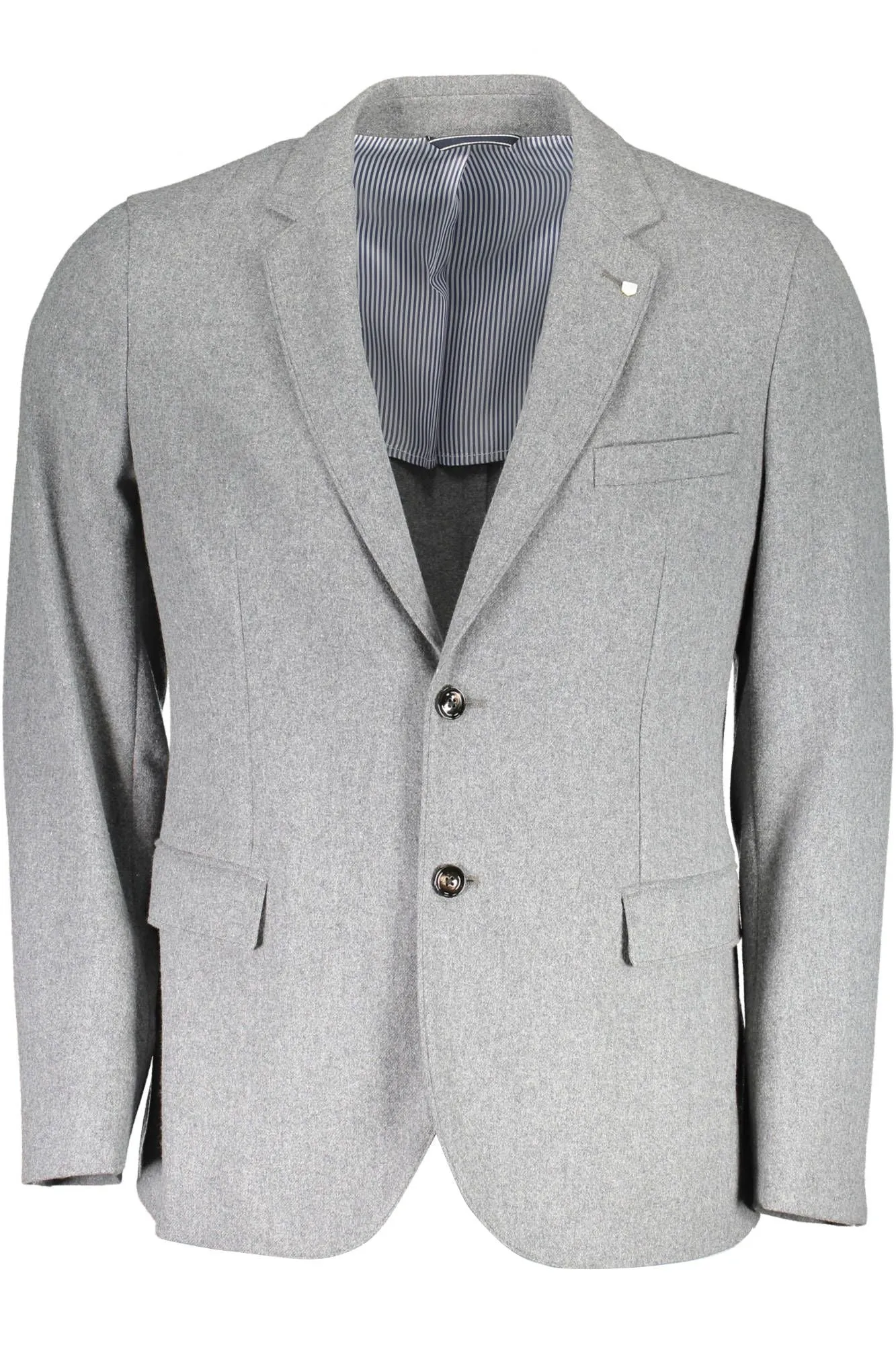 Gray Wool Men Jacket sold by Louxly