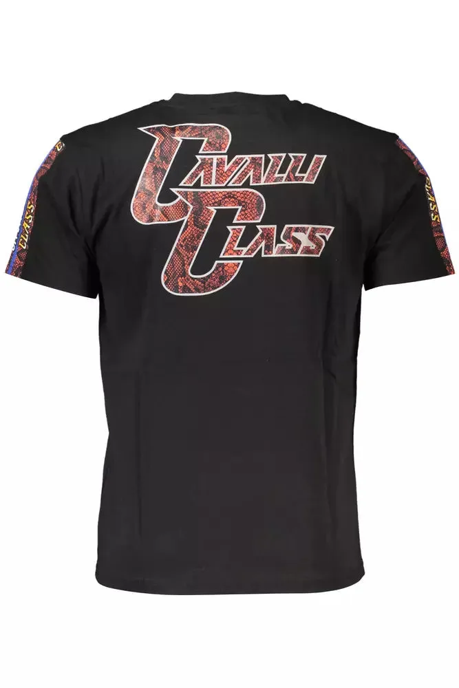 Black Cotton Men T-Shirt sold by Louxly product image thumbnail 2